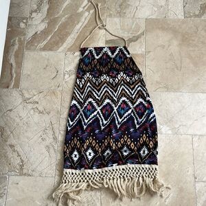 Tribal pattern swim coverup One size fits most